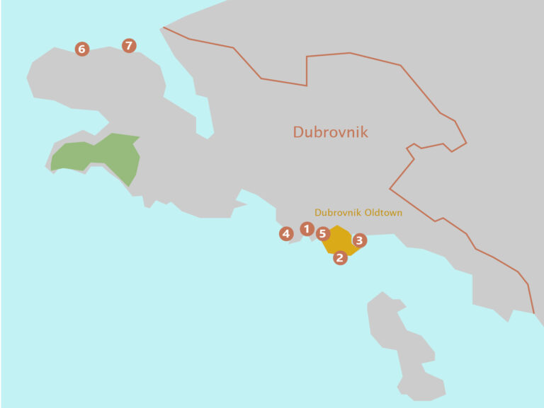 dubrovnik strände - klick auf reisen