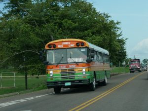 Bus in Belize